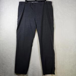 Lauren Ralph Lauren Wool Dress Pants W40 L32 Gray Flat Front‎ High Performance